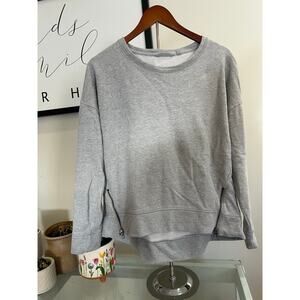 Athleta Grey Hi-Lo Sweatshirt – Size Medium